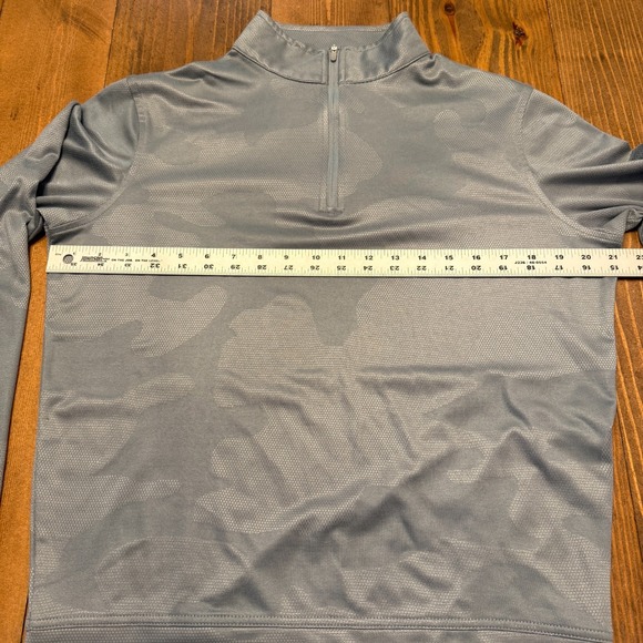 Peter Millar Top Mens Small Grey Golf 1/4 Zip Performance Pullover Perth Camo - Picture 3 of 9
